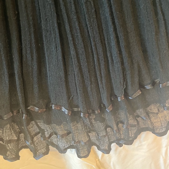 Black Chiffon long top - Picture 5 of 10